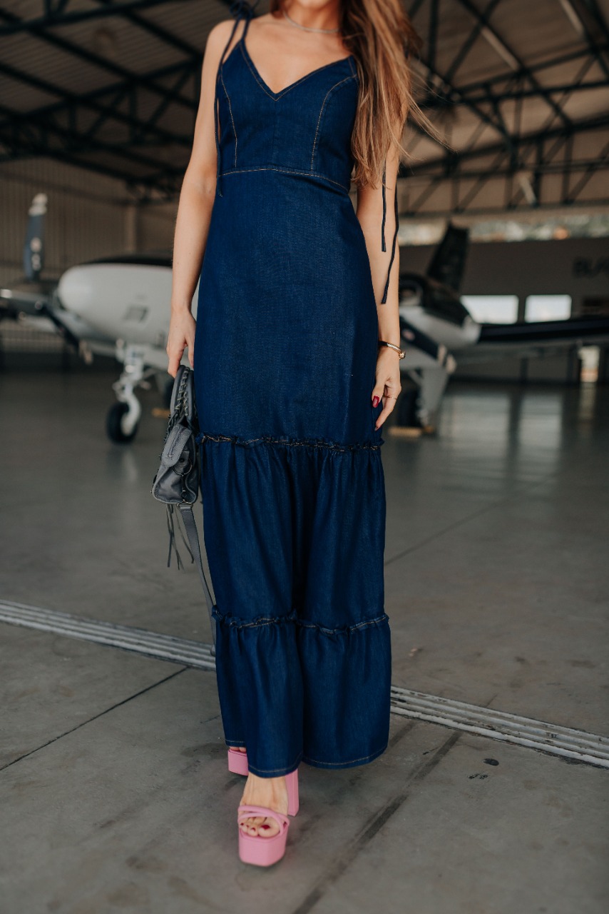 Vestido Gabriela escuro